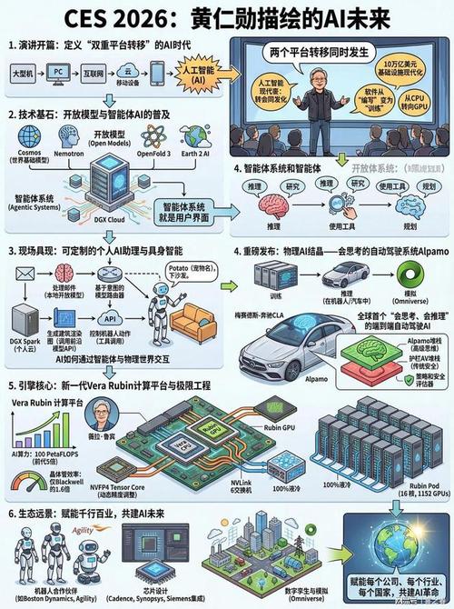 智能基座之上 黄仁勋CES 2026主题演讲揭示AI应用软件开发新范式